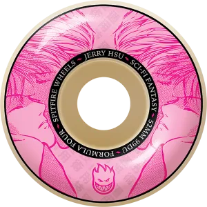 Spitfire Wheels HSU Sci-Fi F4 52mm 99a - Natural/Pink (Set of 4)